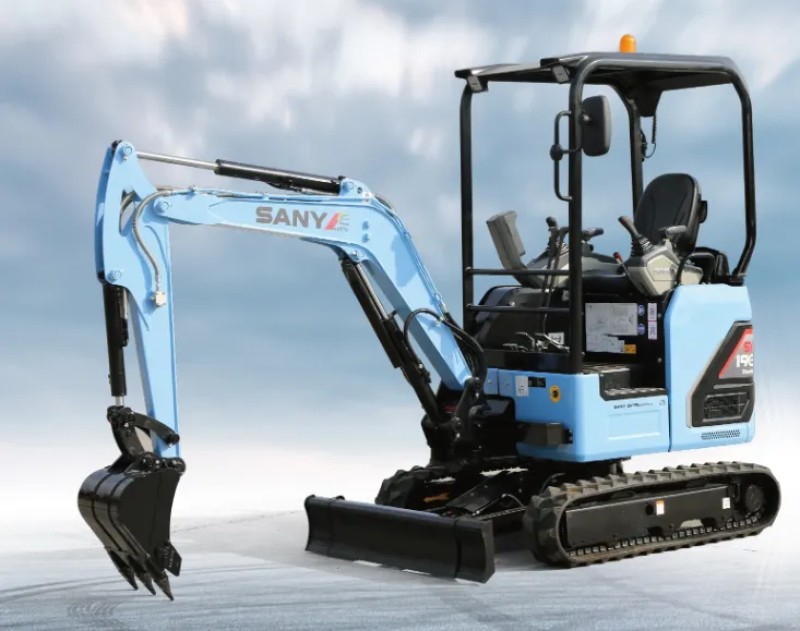 Sanyun SY35E حفارة كهربائية صغيرة: الوزن الكامل 4300kg ، سعة 0.12m3 ، لوحة جسم صغيرة ، طاقة كبيرة